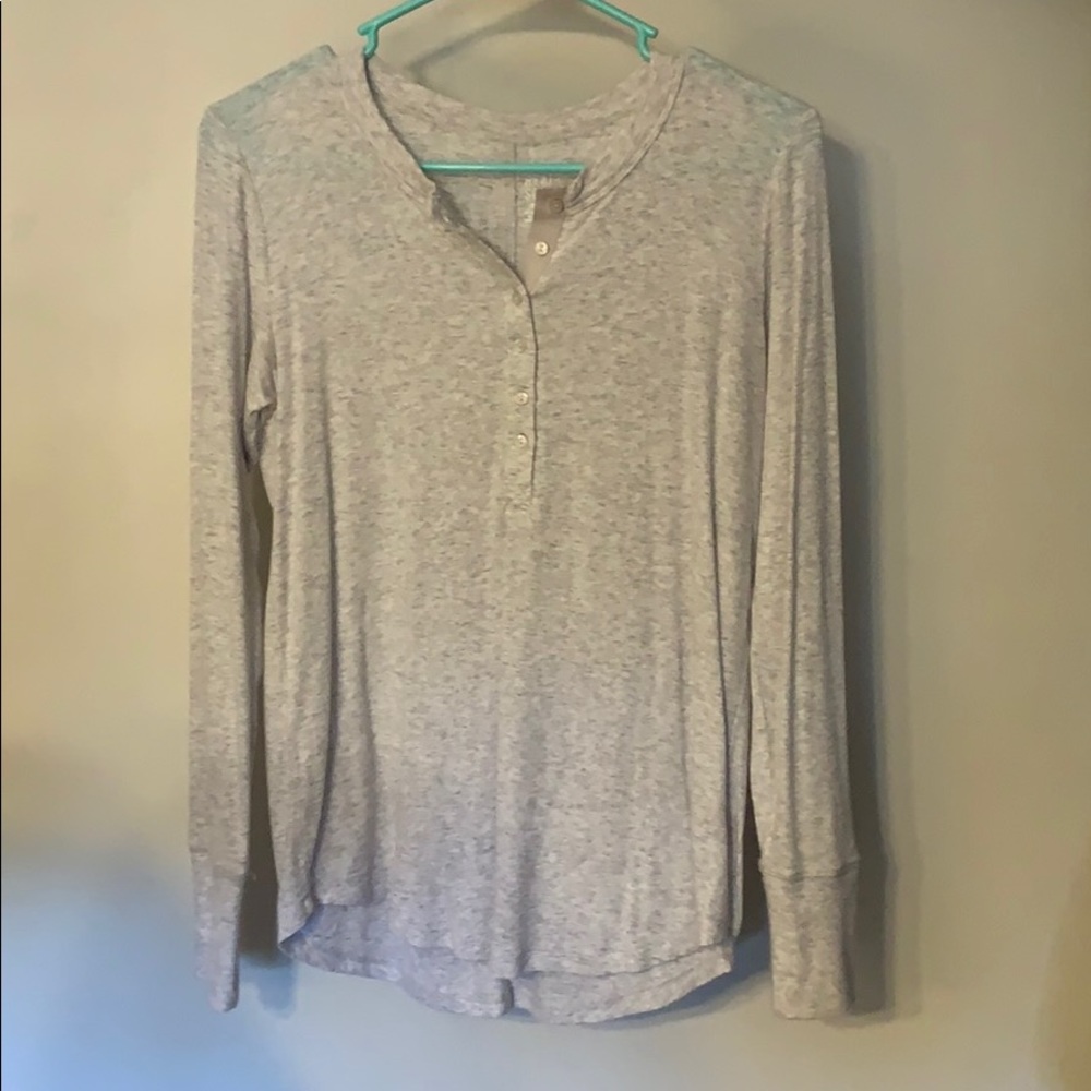 Heather Grey Aerie Real Soft Top